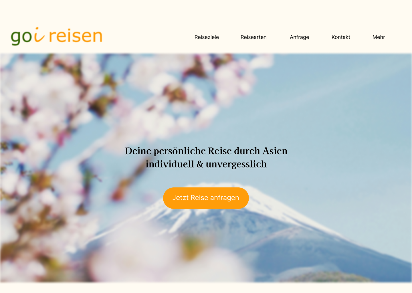 goi reisen Homepage section 1
